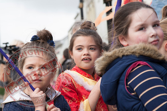 Dragon Parade in Enniskillen.