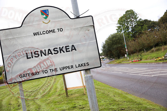 Entrance to Lisnaskea - Newtownbutler Side.