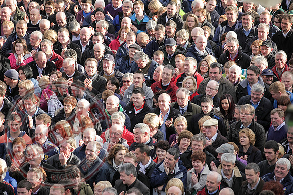 Sean Quinn Senior, Former Irish Billionaire and Fermanagh Businessman, has rally protest in Ballyconnell Cavan.