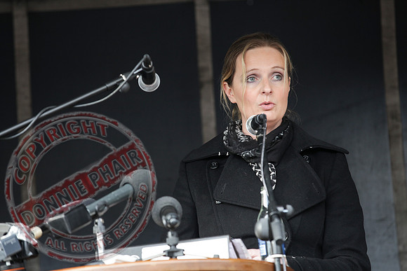 Sean Quinn Senior, Former Irish Billionaire and Fermanagh Businessman, has rally protest in Ballyconnell Cavan.