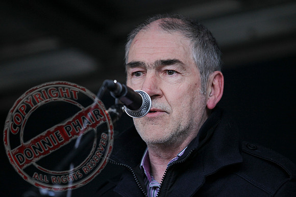 Sean Quinn Senior, Former Irish Billionaire and Fermanagh Businessman, has rally protest in Ballyconnell Cavan.