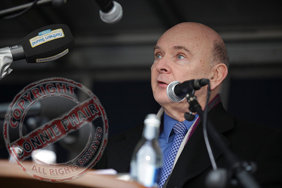 Sean Quinn Senior, Former Irish Billionaire and Fermanagh Businessman, has rally protest in Ballyconnell Cavan.