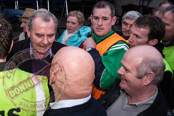 Sean Quinn Senior, Former Irish Billionaire and Fermanagh Businessman, has rally protest in Ballyconnell Cavan.