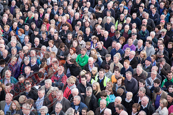 Sean Quinn Senior, Former Irish Billionaire and Fermanagh Businessman, has rally protest in Ballyconnell Cavan.