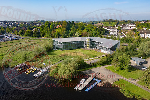 Aerial views of The River Erne around Enniskillen Town-2