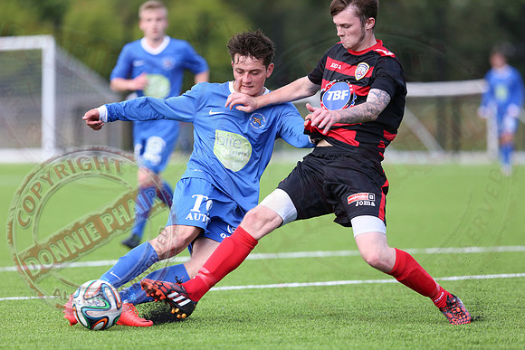 Ballinamallard United Reserve (3) V Coleraine Reserve (2) in IFA Reserve League.