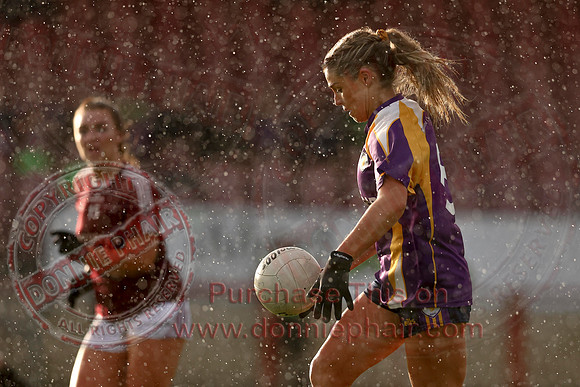 Derrygonnelly (2-11) V Castlerahan (2-06) in Ulster Ladies Intermediate GAA Football Final -10
