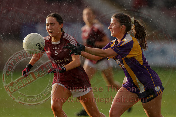 Derrygonnelly (2-11) V Castlerahan (2-06) in Ulster Ladies Intermediate GAA Football Final -14