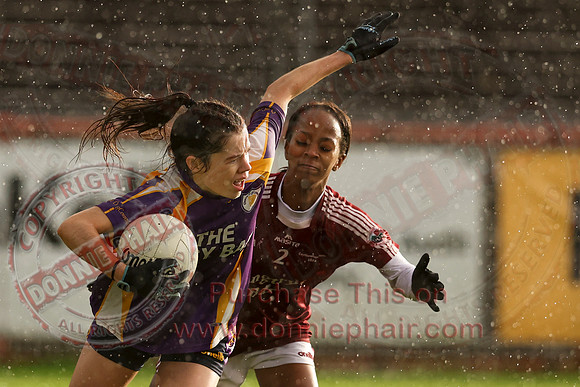Derrygonnelly (2-11) V Castlerahan (2-06) in Ulster Ladies Intermediate GAA Football Final -17