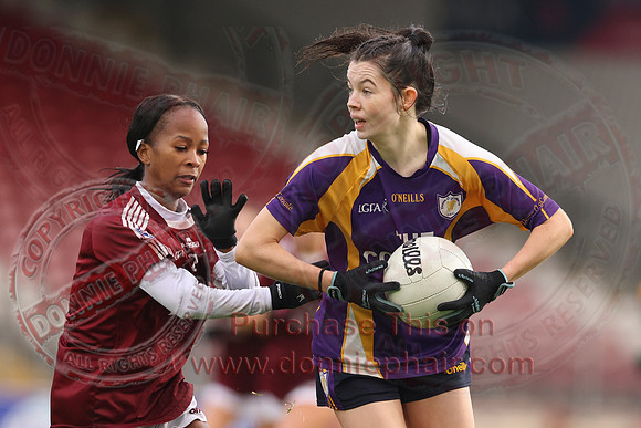 Derrygonnelly (2-11) V Castlerahan (2-06) in Ulster Ladies Intermediate GAA Football Final -43