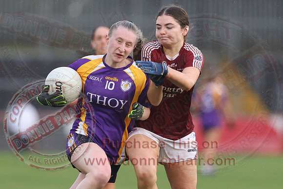 Derrygonnelly (2-11) V Castlerahan (2-06) in Ulster Ladies Intermediate GAA Football Final -49