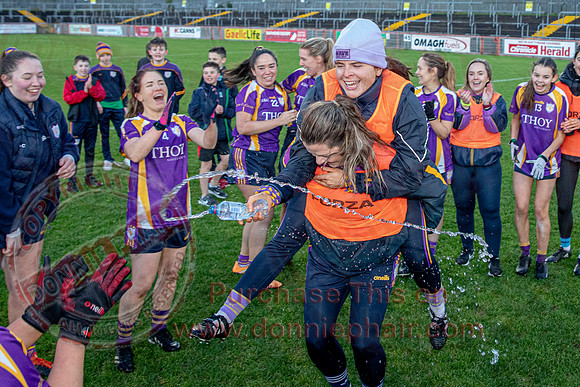 Derrygonnelly (2-11) V Castlerahan (2-06) in Ulster Ladies Intermediate GAA Football Final -75