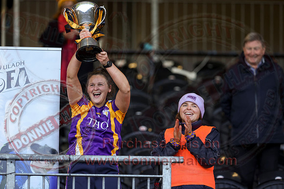 Derrygonnelly (2-11) V Castlerahan (2-06) in Ulster Ladies Intermediate GAA Football Final -87