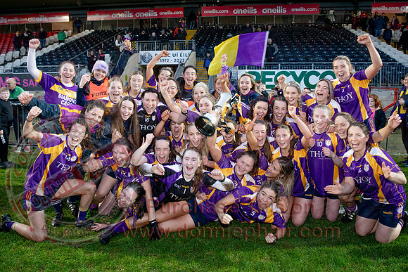 Derrygonnelly (2-11) V Castlerahan (2-06) in Ulster Ladies Intermediate GAA Football Final -89