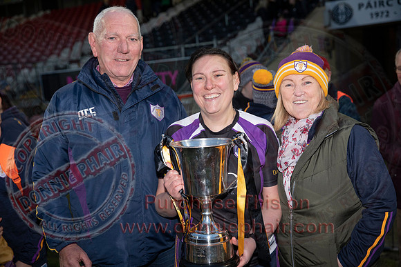 Derrygonnelly (2-11) V Castlerahan (2-06) in Ulster Ladies Intermediate GAA Football Final -96