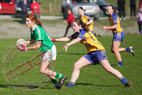 Fermanagh Cladies V Clare in GAA Football.