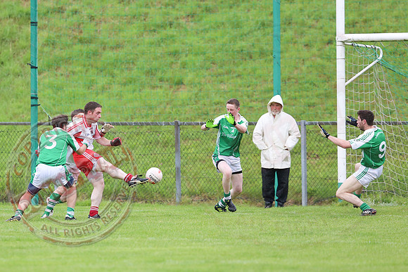 Roslea (0-7) V St. Pats Donagh (3-17) in Senior GAA Foobtall League, Division One.