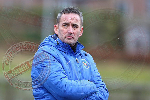 Ballinamallard United (0) V Glenavon (3) in The Irish Cup.
