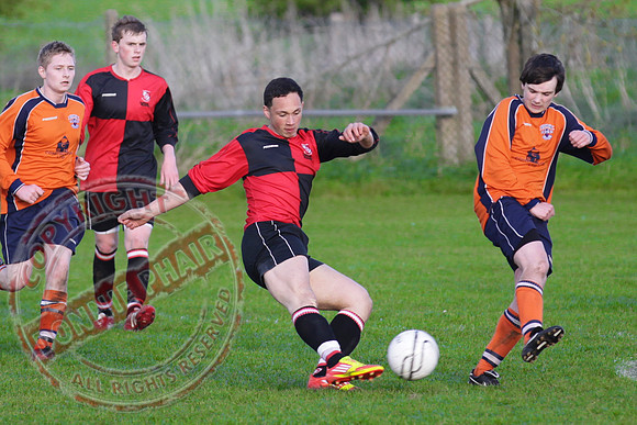 Enniskillen Rangers V Mountjoy in Youth Soccer.