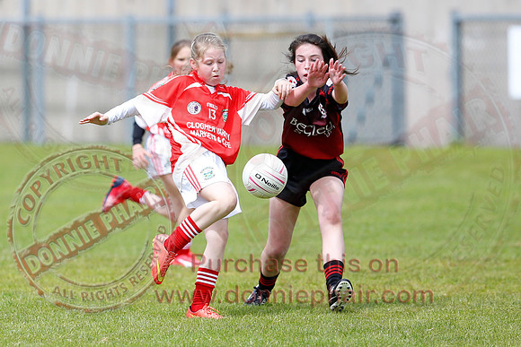 Brookeborough (6-13) V Newtownbutler (3-4) in Ladies Under 16 Division Three Final.