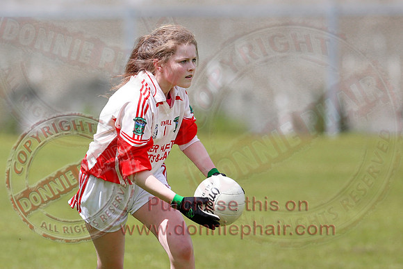 Brookeborough (6-13) V Newtownbutler (3-4) in Ladies Under 16 Division Three Final.