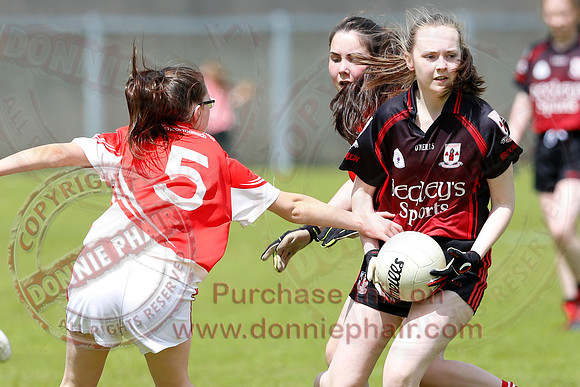 Brookeborough (6-13) V Newtownbutler (3-4) in Ladies Under 16 Division Three Final.