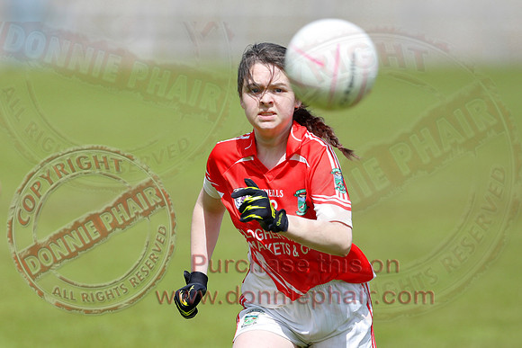 Brookeborough (6-13) V Newtownbutler (3-4) in Ladies Under 16 Division Three Final.