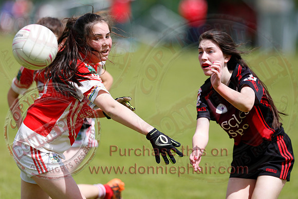 Brookeborough (6-13) V Newtownbutler (3-4) in Ladies Under 16 Division Three Final.
