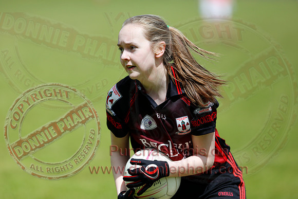 Brookeborough (6-13) V Newtownbutler (3-4) in Ladies Under 16 Division Three Final.