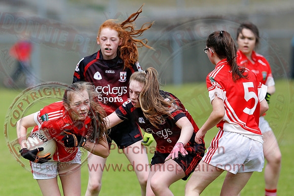 Brookeborough (6-13) V Newtownbutler (3-4) in Ladies Under 16 Division Three Final.