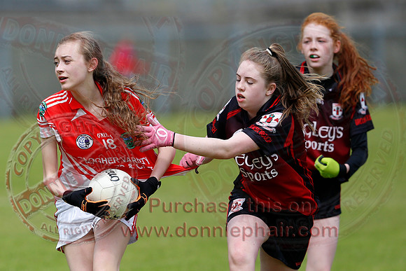 Brookeborough (6-13) V Newtownbutler (3-4) in Ladies Under 16 Division Three Final.