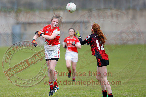 Brookeborough (6-13) V Newtownbutler (3-4) in Ladies Under 16 Division Three Final.