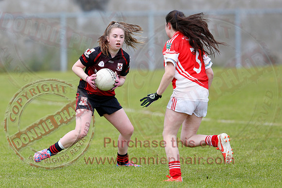 Brookeborough (6-13) V Newtownbutler (3-4) in Ladies Under 16 Division Three Final.