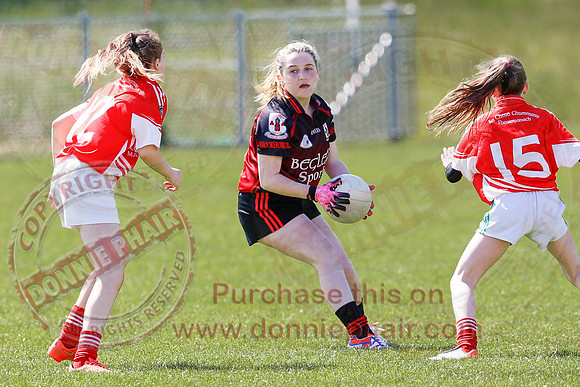 Brookeborough (6-13) V Newtownbutler (3-4) in Ladies Under 16 Division Three Final.