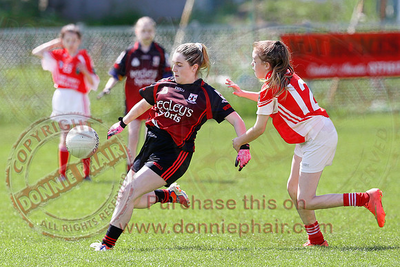 Brookeborough (6-13) V Newtownbutler (3-4) in Ladies Under 16 Division Three Final.