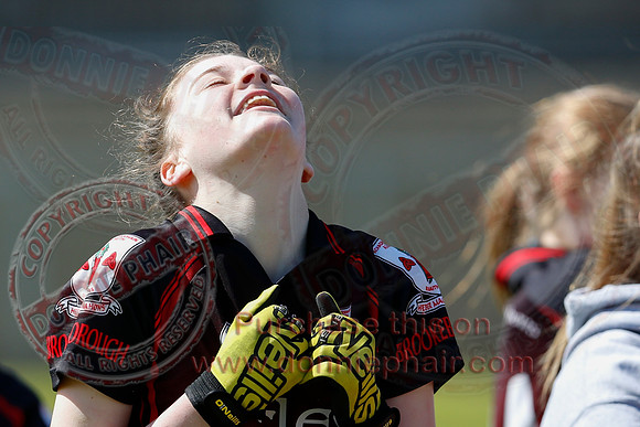 Brookeborough (6-13) V Newtownbutler (3-4) in Ladies Under 16 Division Three Final.