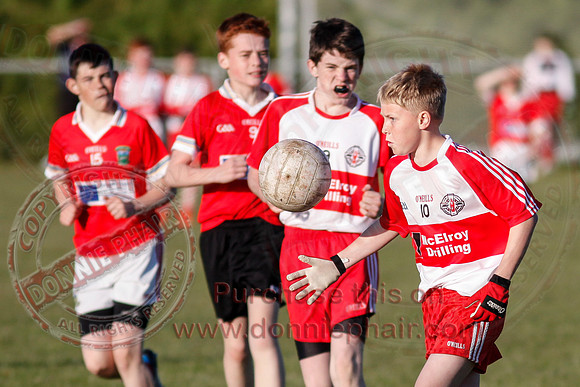Newtownbutler (7-6) V St. Pat's Donagh (2-10) in Under 14 Division Four League Final.