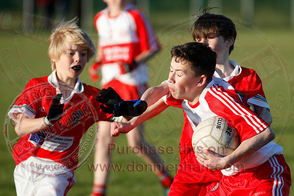 Newtownbutler (7-6) V St. Pat's Donagh (2-10) in Under 14 Division Four League Final.