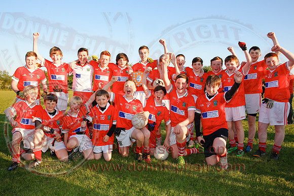 Newtownbutler (7-6) V St. Pat's Donagh (2-10) in Under 14 Division Four League Final.
