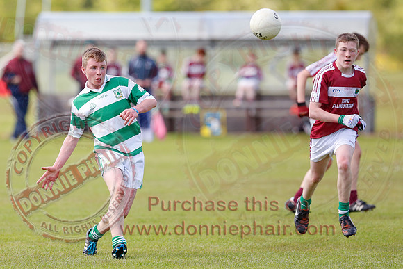 Tempo (8-8) V Teemore (3-5) in Under 14 Division Two League Final.