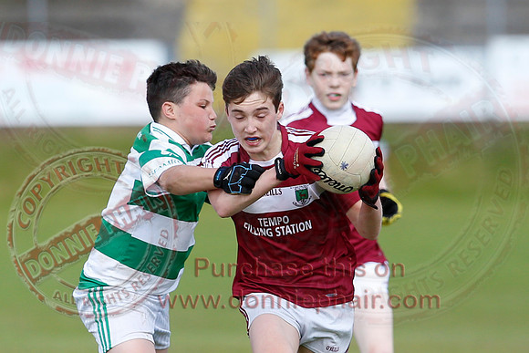 Tempo (8-8) V Teemore (3-5) in Under 14 Division Two League Final.