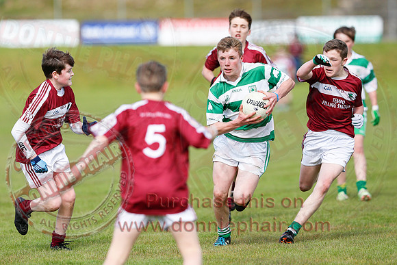 Tempo (8-8) V Teemore (3-5) in Under 14 Division Two League Final.