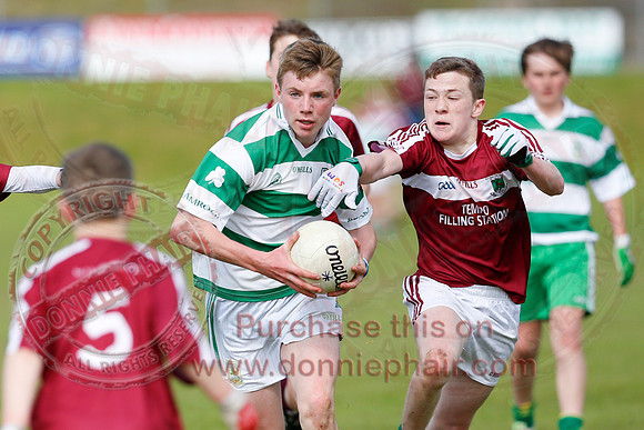 Tempo (8-8) V Teemore (3-5) in Under 14 Division Two League Final.