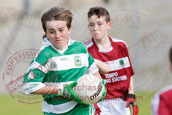 Tempo (8-8) V Teemore (3-5) in Under 14 Division Two League Final.