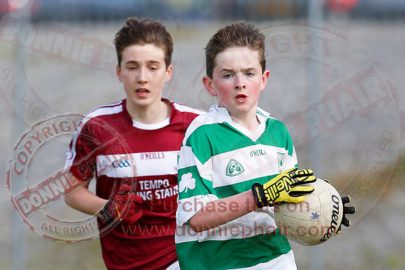 Tempo (8-8) V Teemore (3-5) in Under 14 Division Two League Final.