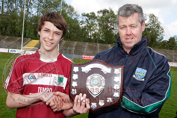 Tempo (8-8) V Teemore (3-5) in Under 14 Division Two League Final.