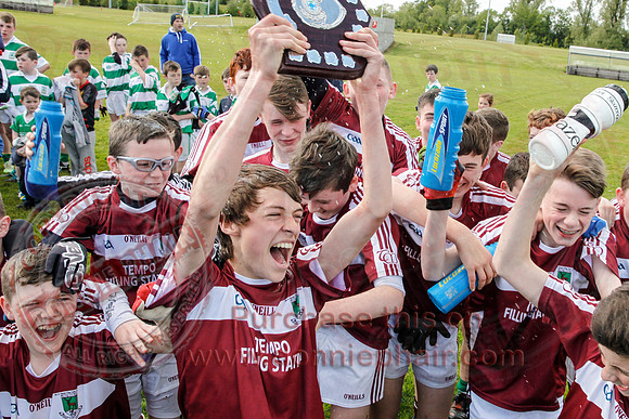 Tempo (8-8) V Teemore (3-5) in Under 14 Division Two League Final.