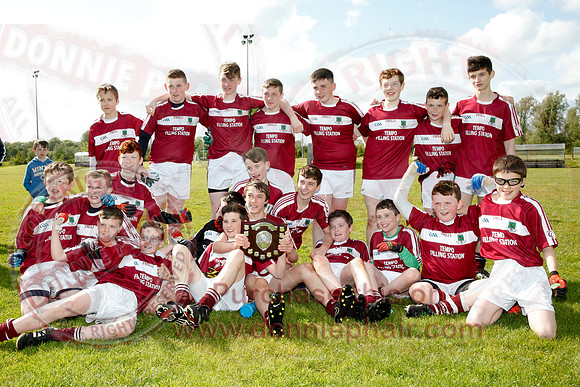 Tempo (8-8) V Teemore (3-5) in Under 14 Division Two League Final.