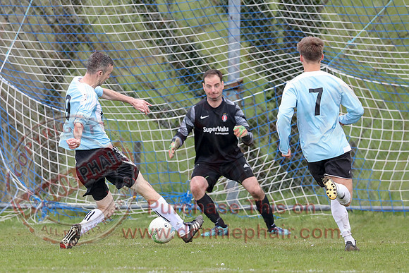Lisbellaw (3) V Irvinestown (1) in Mercer Football League-2