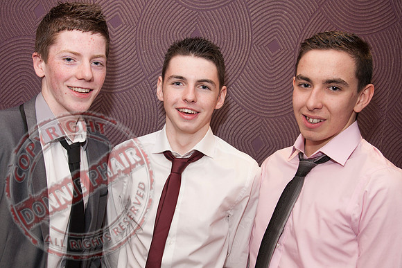 St. Comhghall's Lisnaskea School Formal in the Hillgrove Hotel.